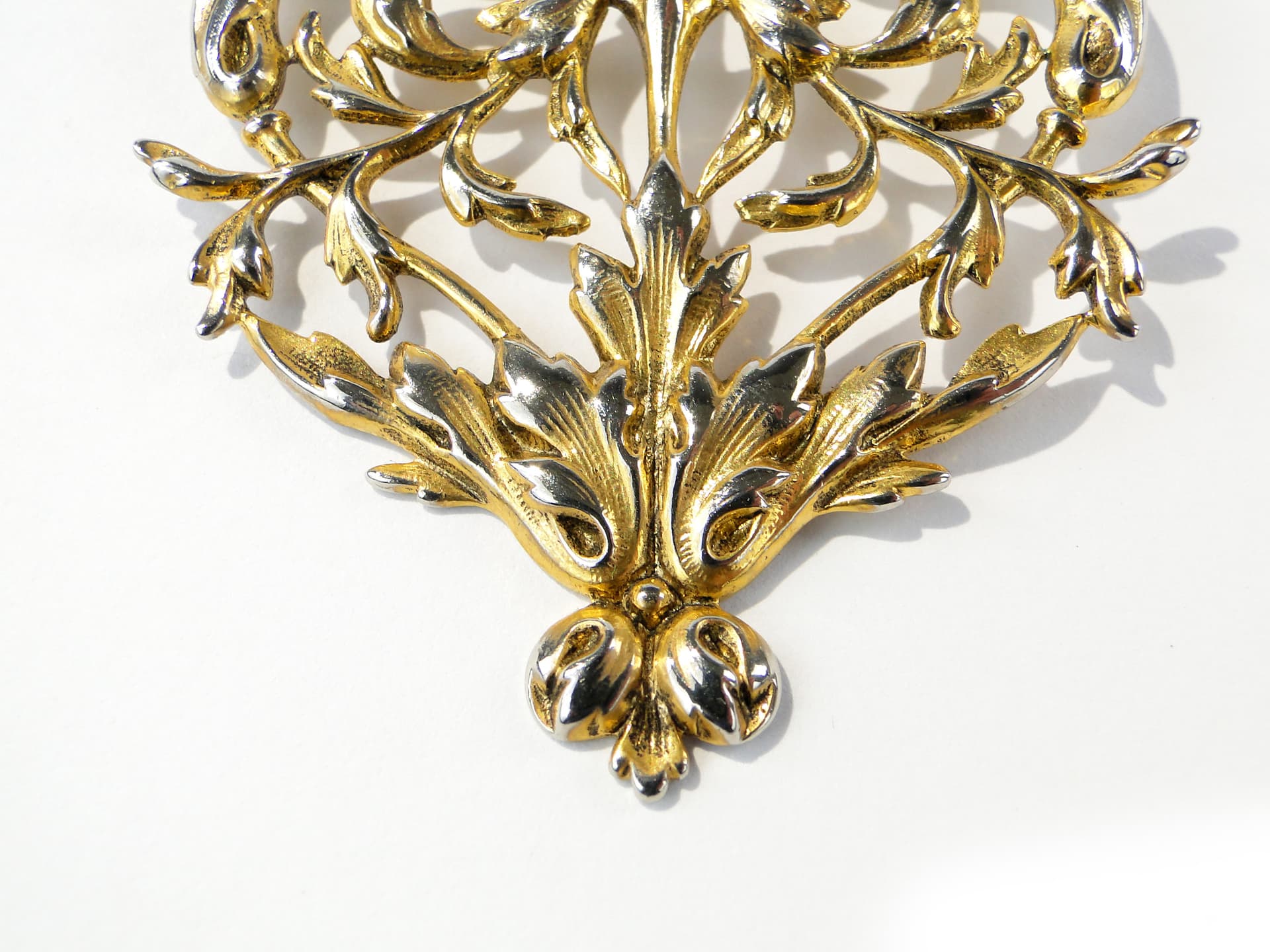 Secesyjna ornamentowa zawieszka ze srebra Imari - 167701