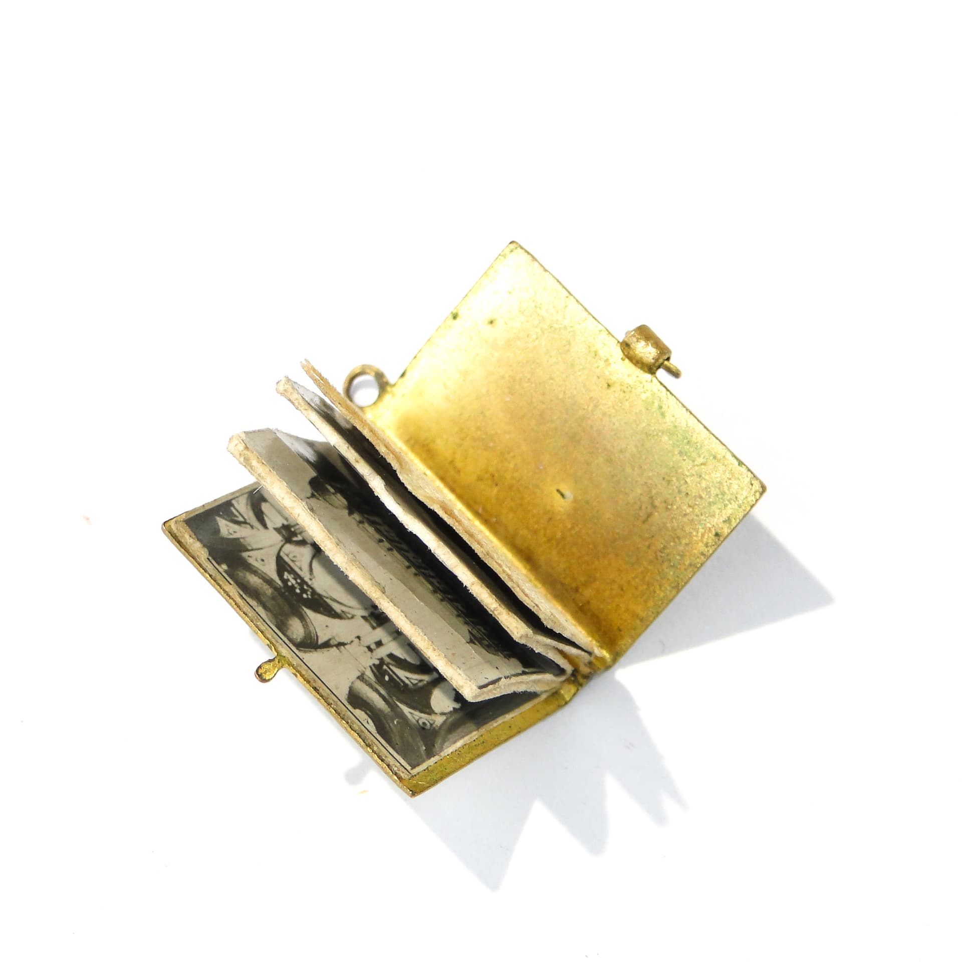 Sekretnik pozłacany w formie książeczki - 167765