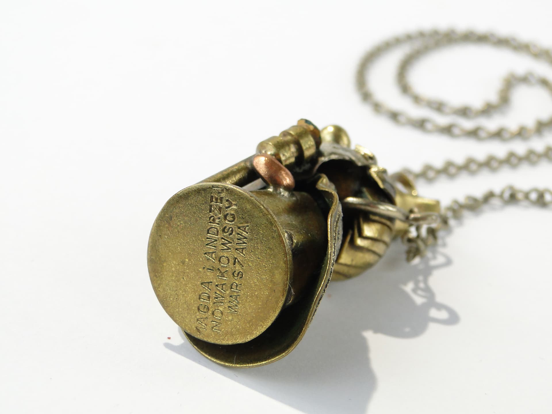 Naszyjnik z postacią 'króla' A. M. Nowakowscy, Warszawa l. 60. - 167779