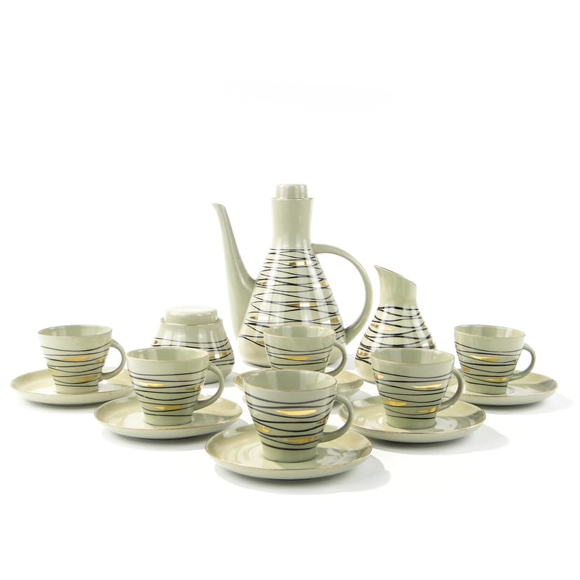 Serwis do kawy, Polska, Pruszków, lata 60. XX w.