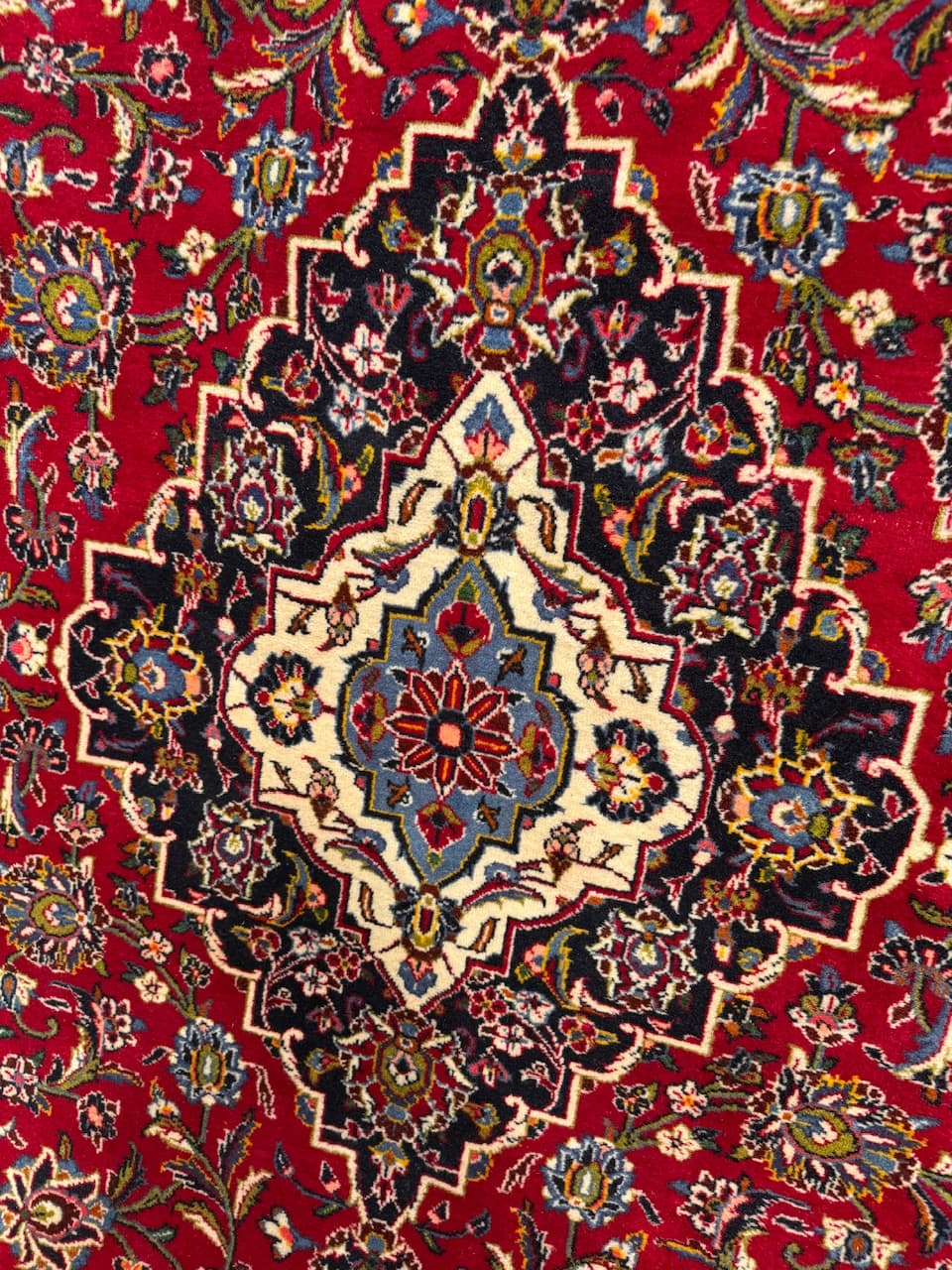 Dywan Keshan, czerwony, wełna, Iran - 167873