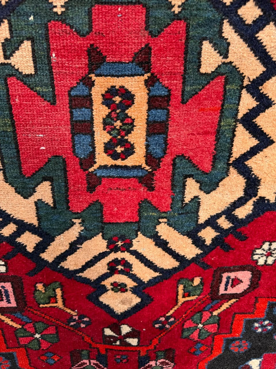 Rug Hamadan, multicolor wool, Iran, 1990s. - 167889