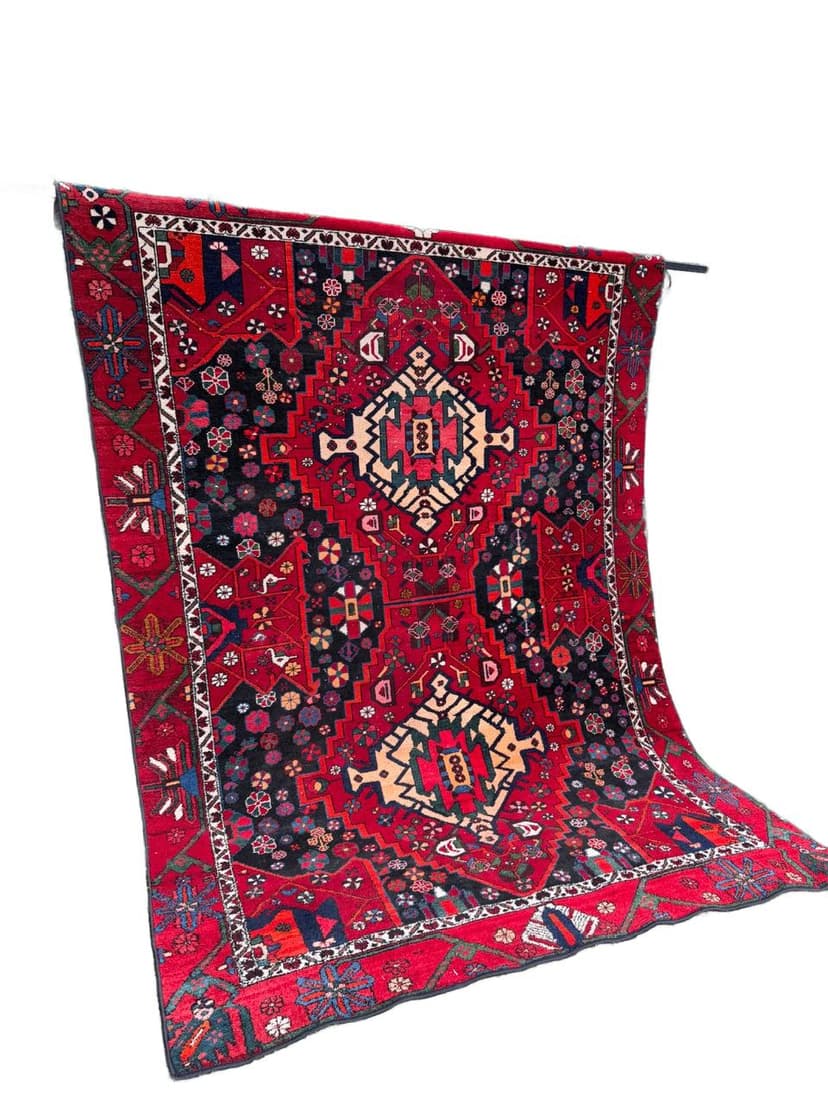 Dywan Hamadan, multikolor, wełna, Iran, lata 90.