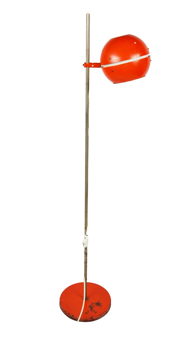 Lampa podłogowa space age, lata 70 - WYMIARY