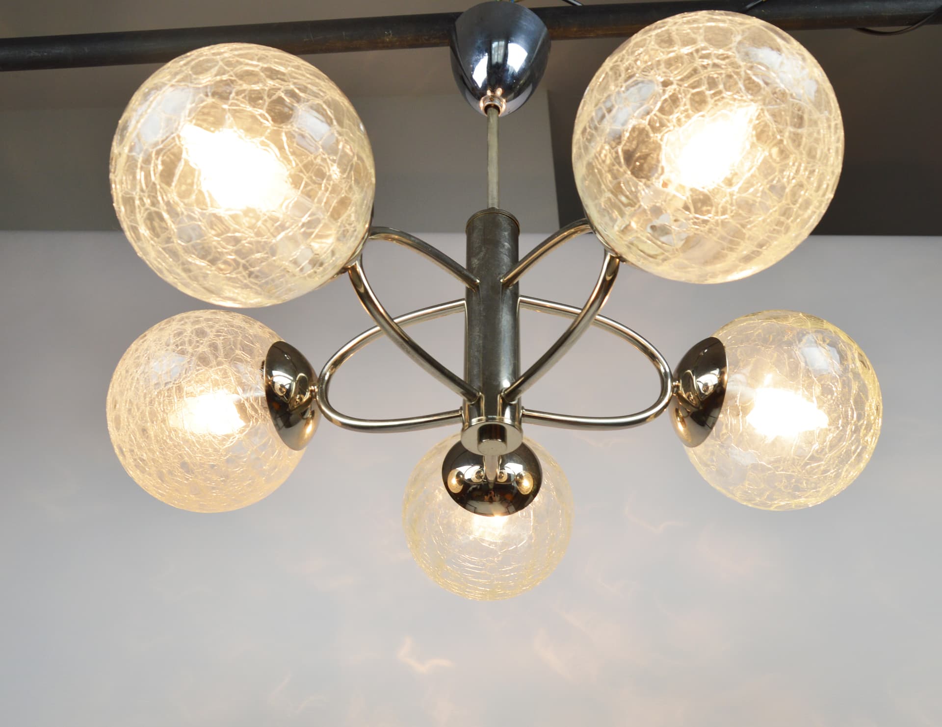 Lampa wisząca sputnik, lata 70 - 168025