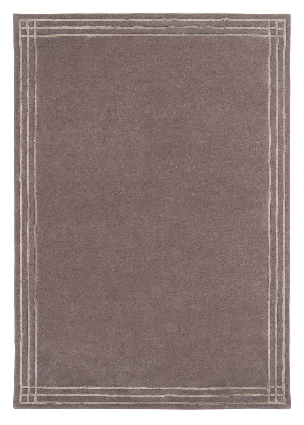 Rug Linea Grey Cream 240x340 cm grey, cream, wool, viscose, Carpets & More