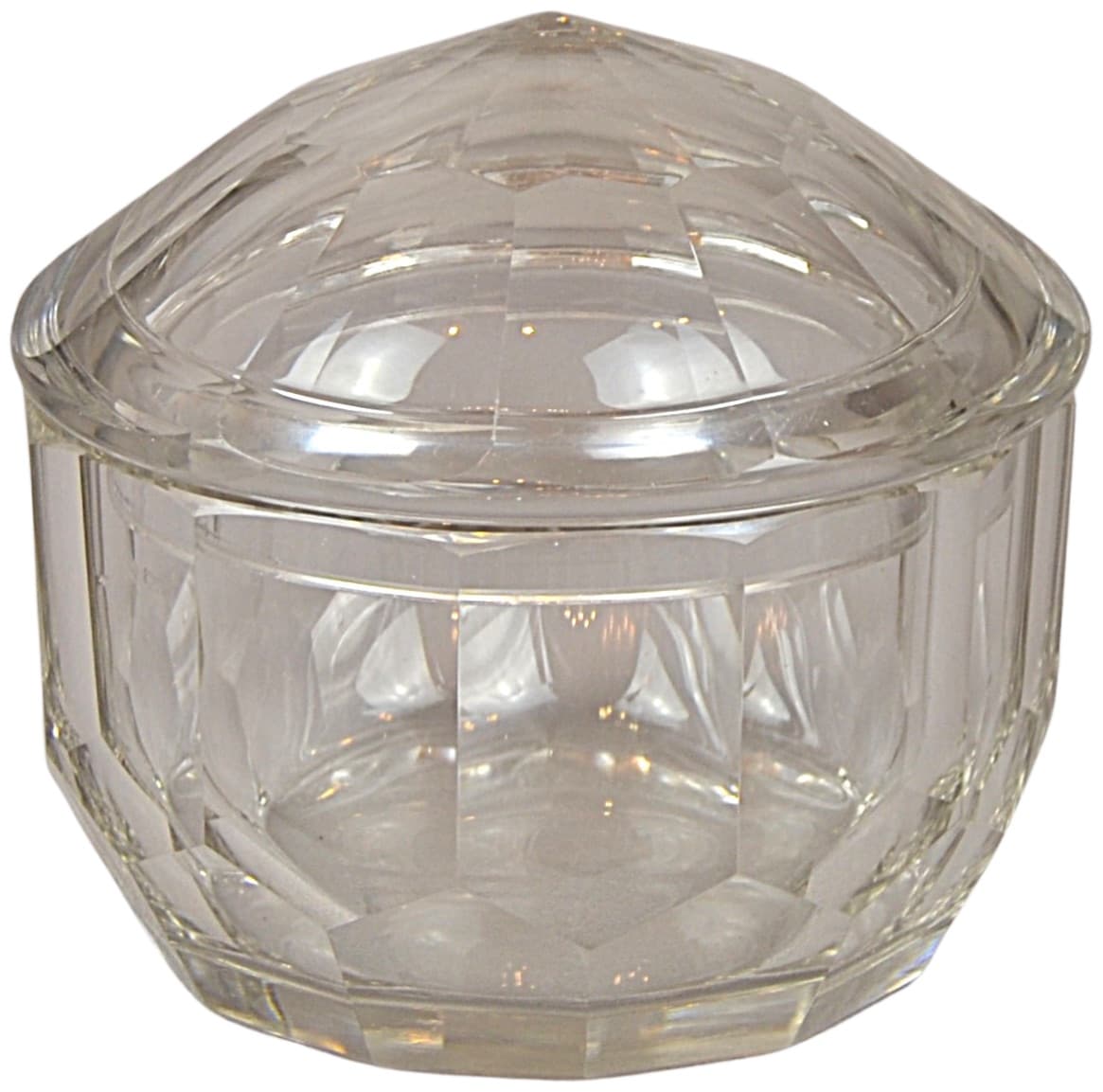 Bomboniera, kryształ transparentny, Baccarat, Francja, XIX w. - 20739