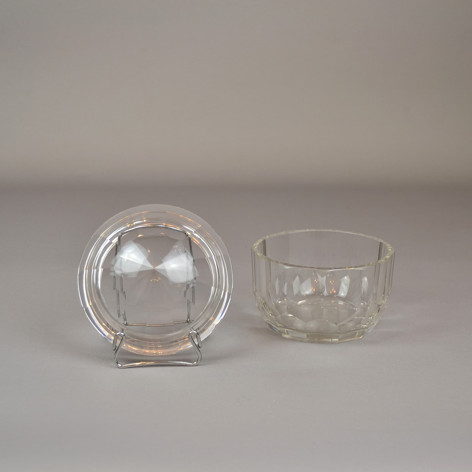 Bomboniera, kryształ transparentny, Baccarat, Francja, XIX w. - 1233