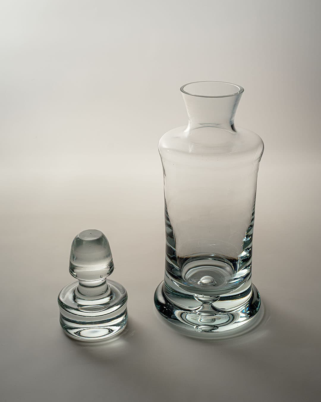 Karafka, transparent, szkło, Polska, lata 90. - 168404