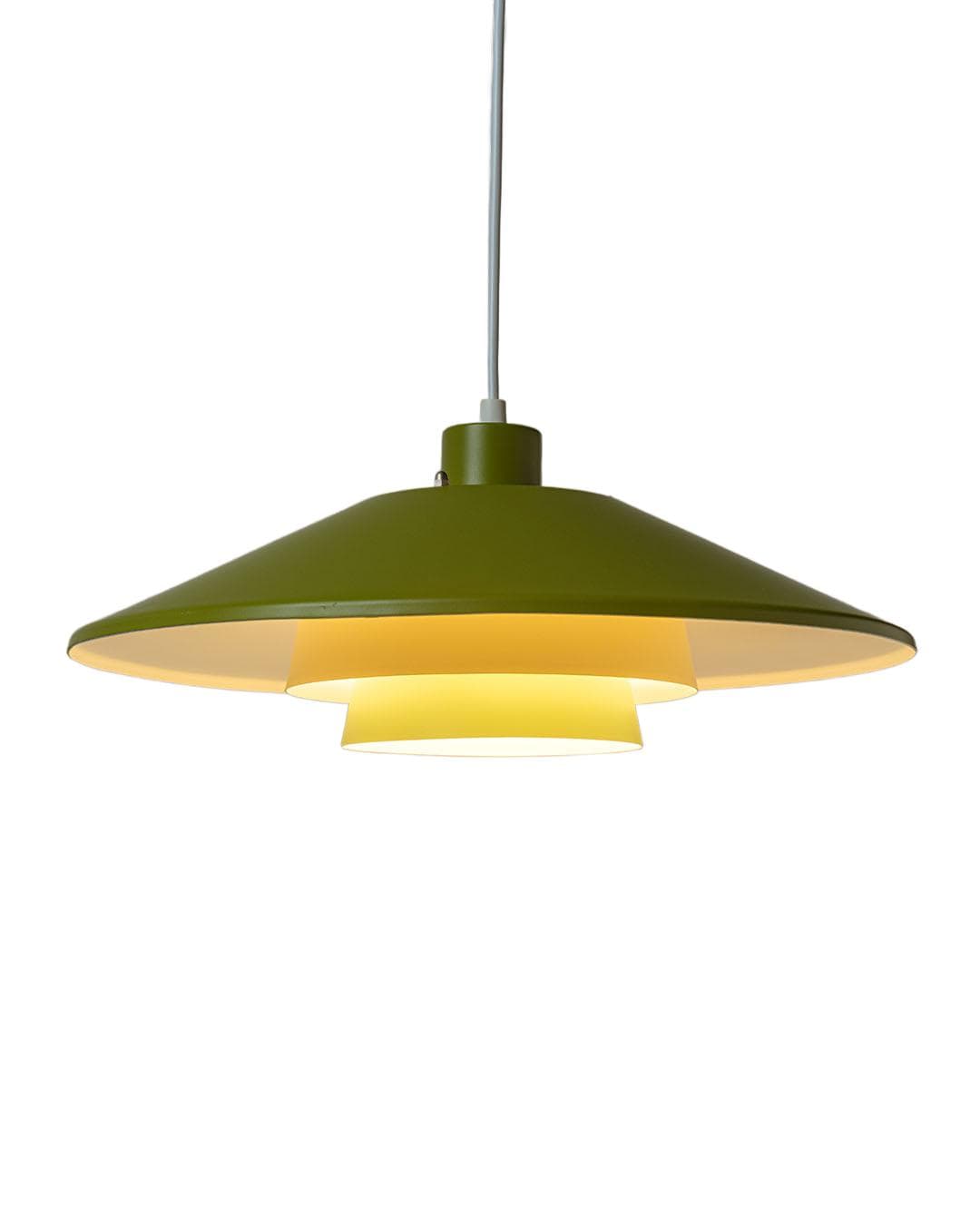 Lampa wisząca Dana Light, oliwkowa zieleń, metal, Dania - 169348