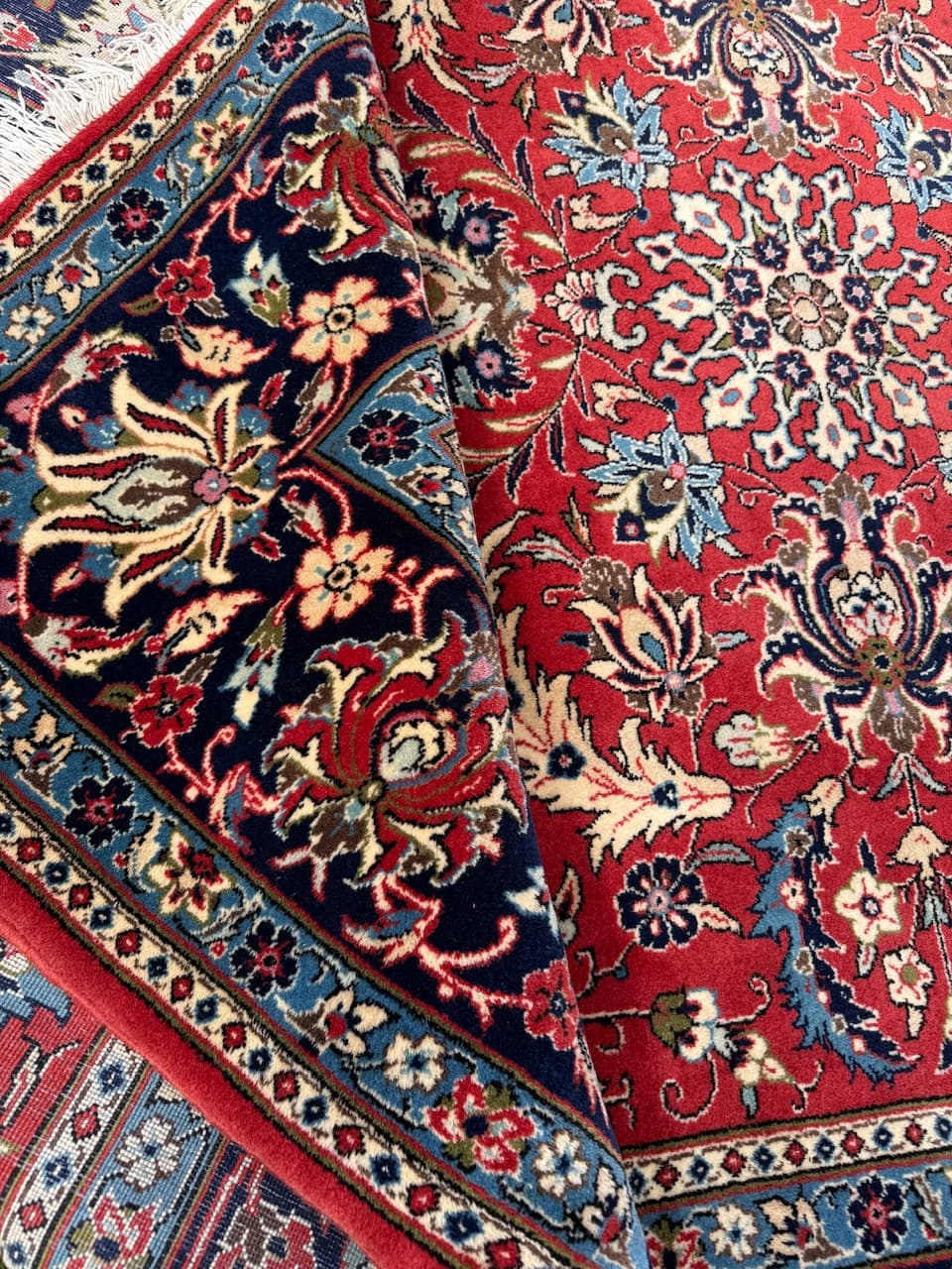 Dywan Kashan, czerwony, wełna, Iran - 168533