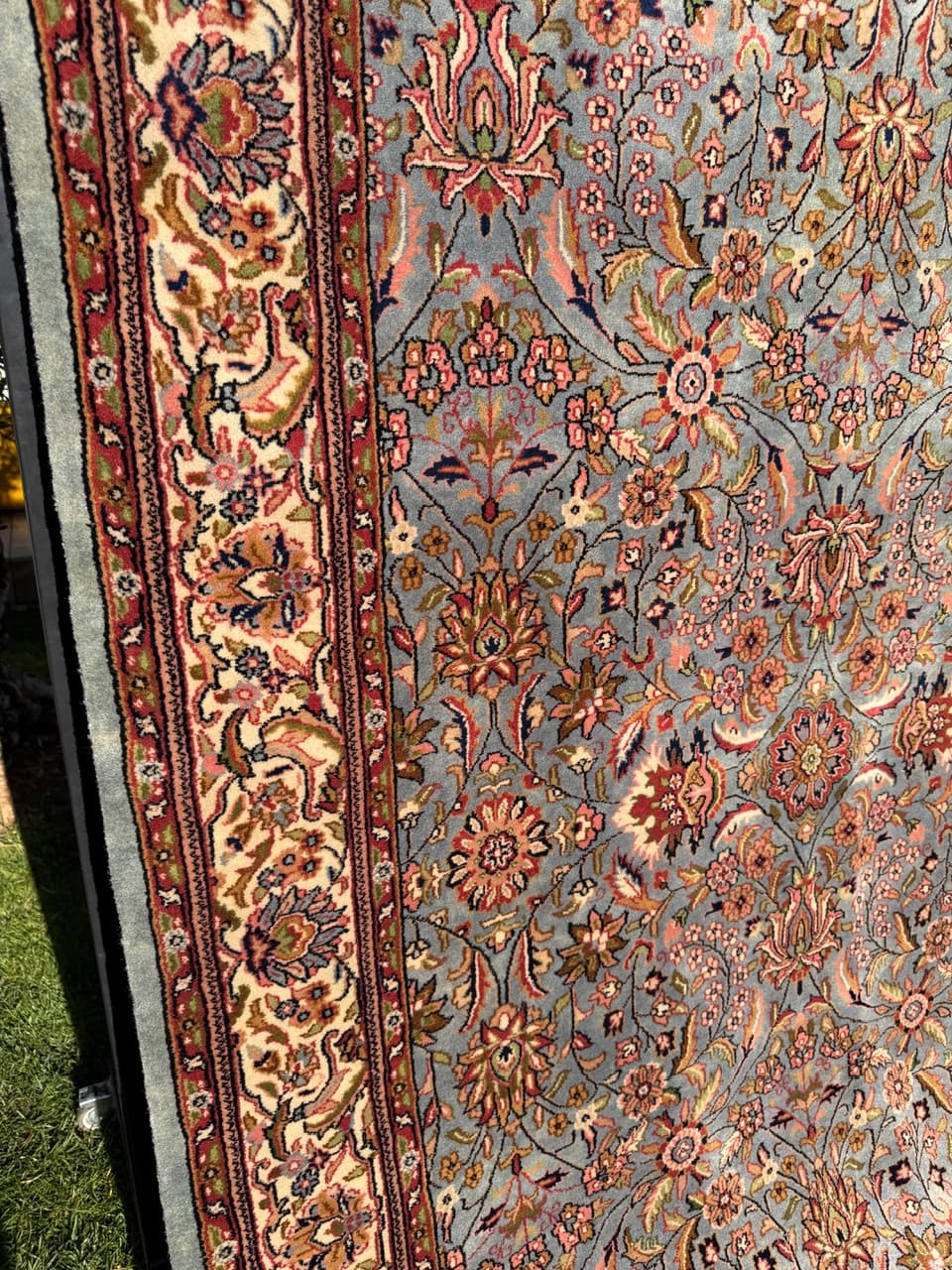 Dywan Indo Bidjar, szary, wełna, Indie - 168539