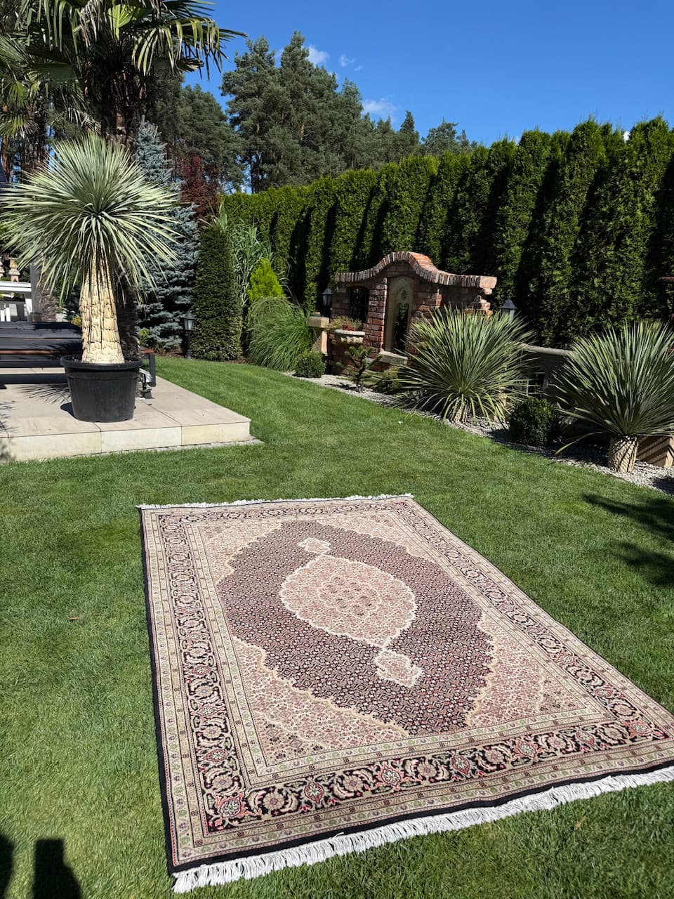 Dywan Persian Indo Tabriz, 250x175 cm, multikolor, wełna z jedwabiem, Indie - 168564