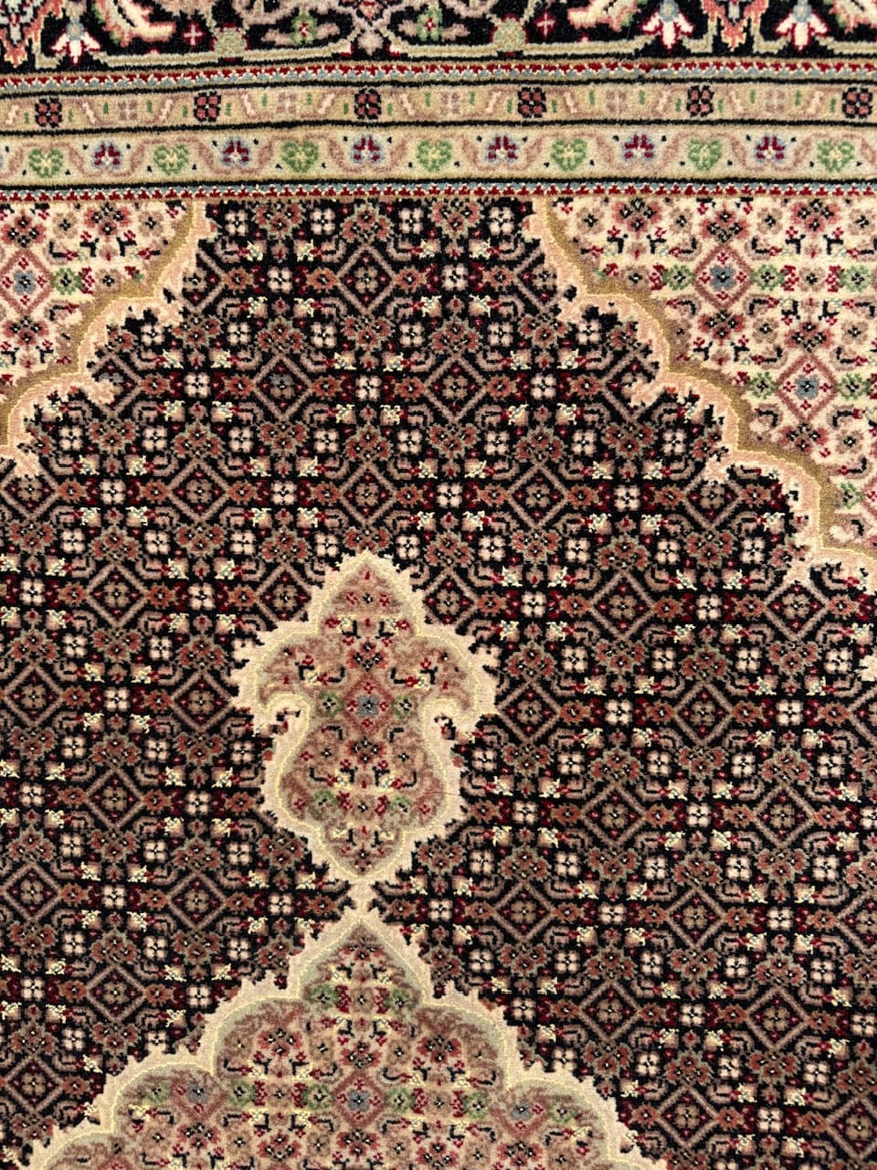 Dywan Persian Indo Tabriz, 250x175 cm, multikolor, wełna z jedwabiem, Indie - 168554
