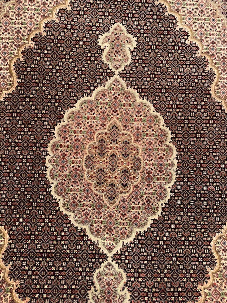 Dywan Persian Indo Tabriz, 250x175 cm, multikolor, wełna z jedwabiem, Indie - 168560