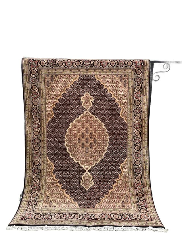 Dywan Persian Indo Tabriz, 250x175 cm, multikolor, wełna z jedwabiem, Indie - WYMIARY