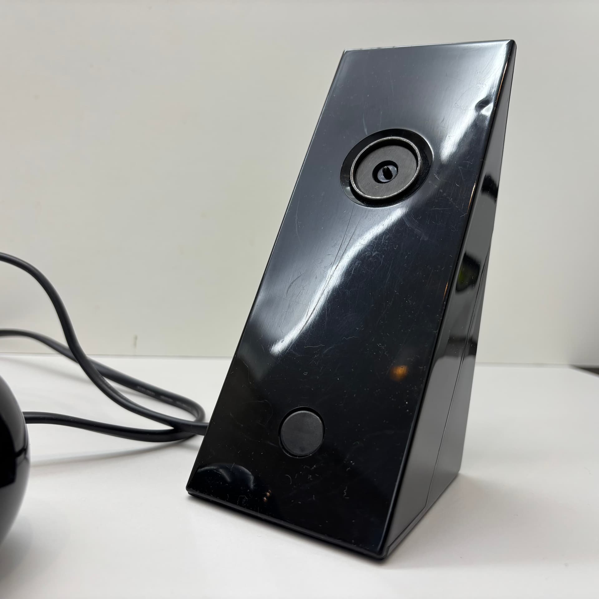 Bedside lamp, Space Age, black plastic, Brilliant Leuchten, Germany, 1980s. - 168602