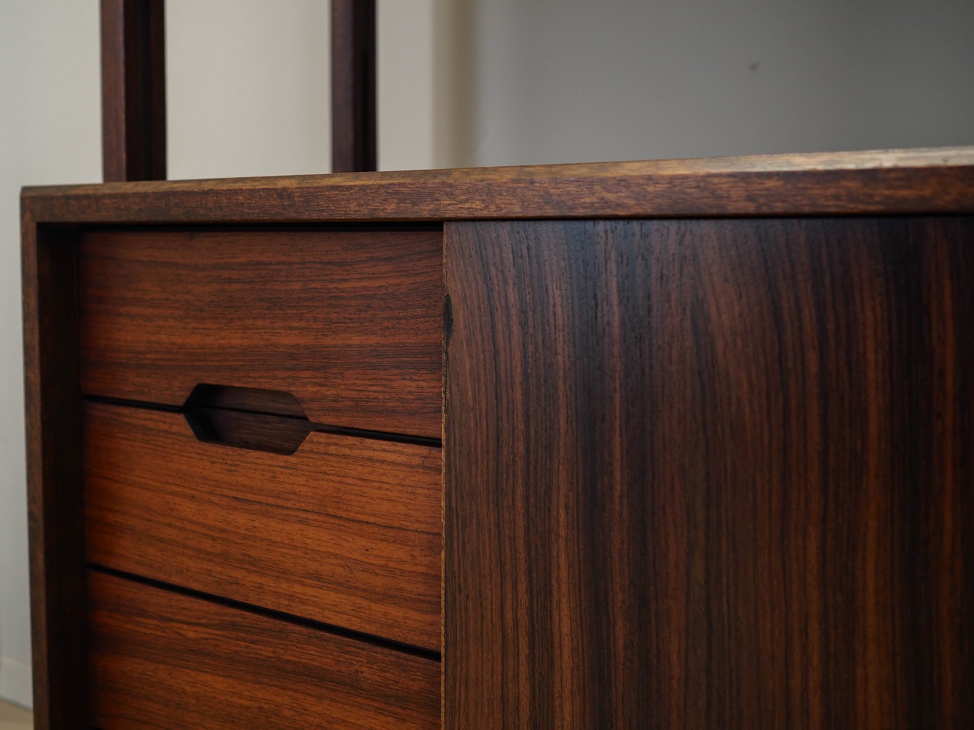 Regał systemowy, palisander brąz ciemny, Włochy, lata 60. - 168762