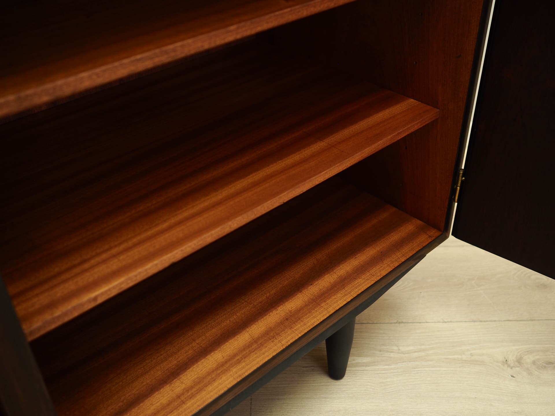Szafka, palisander brązowy, drewno czarne, Omann Jun, Dania, lata 70. - 168794