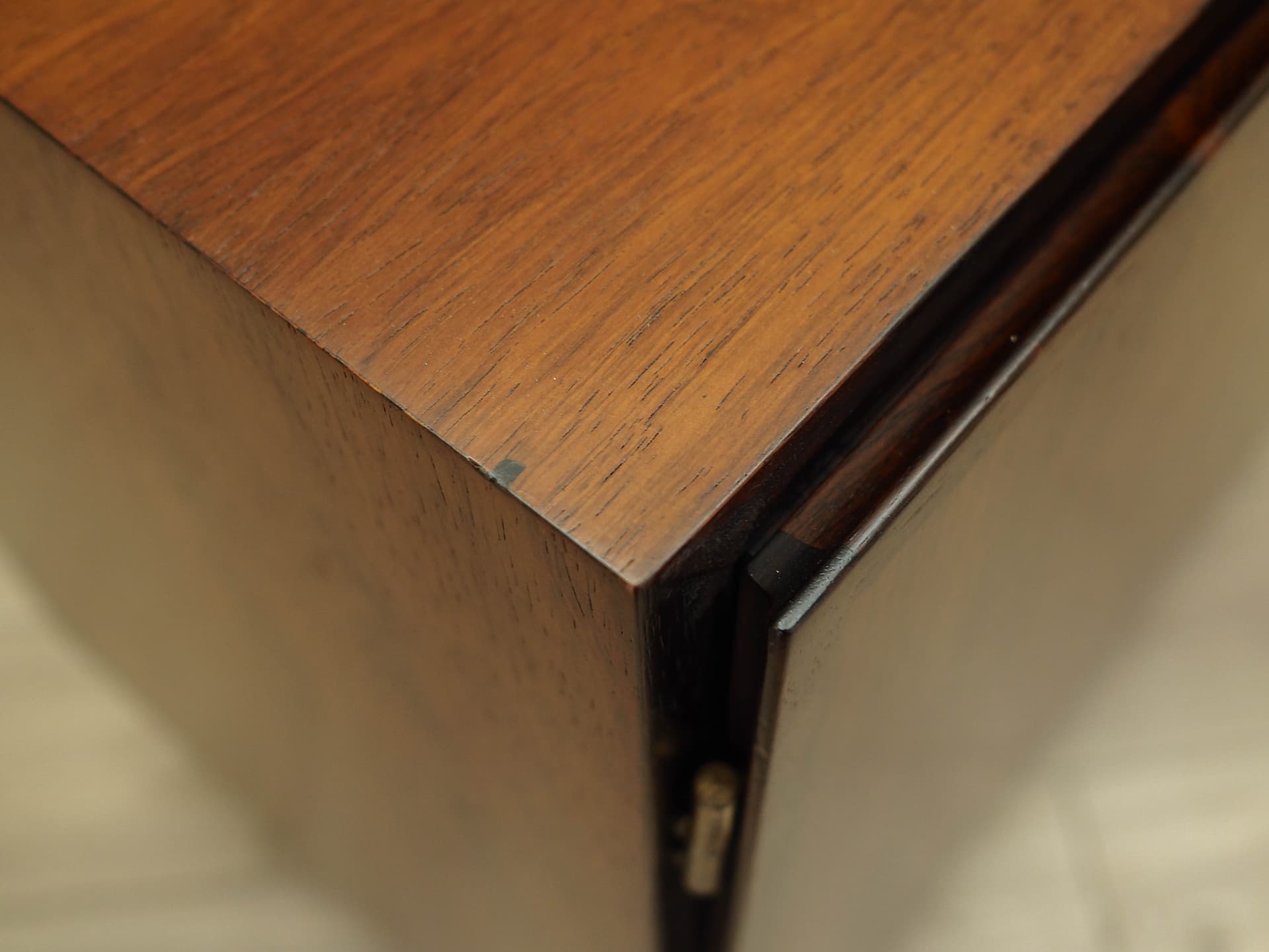 Szafka, palisander brązowy, drewno czarne, Omann Jun, Dania, lata 70. - 168788