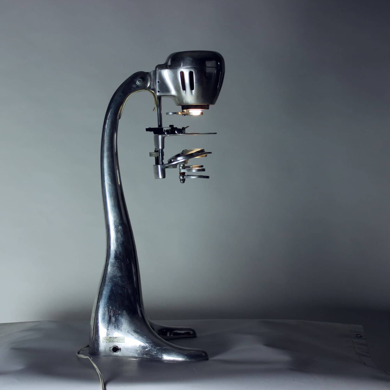 Mikroprojektor Ken-A-Vision, srebrny, aluminium, Wielka Brytania, lata 50. - 168948