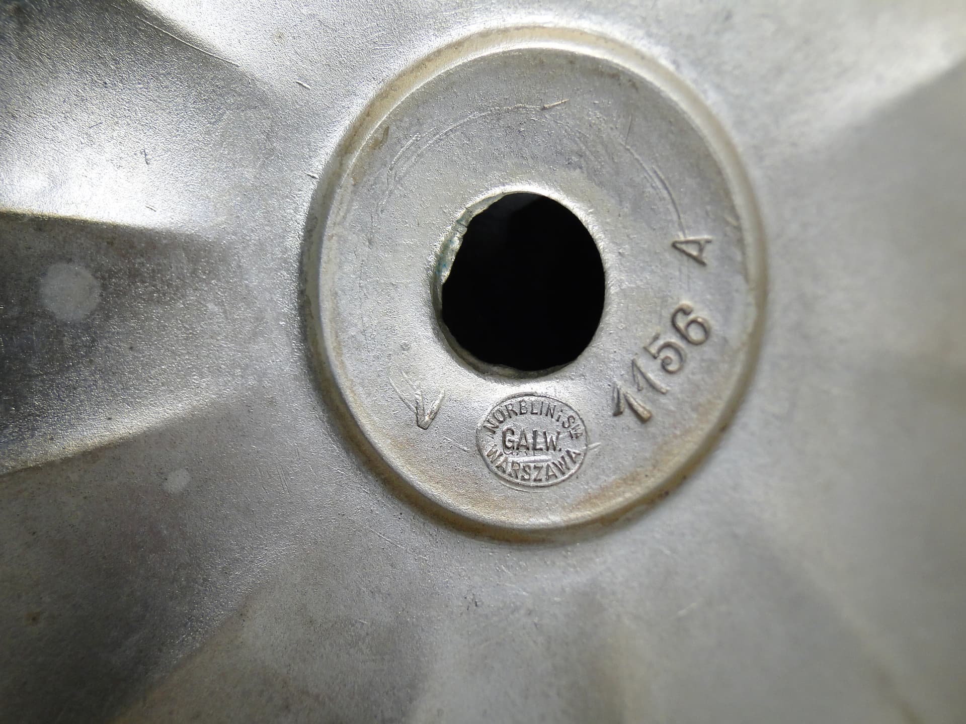 Baroque candlestick, silver-plated brass, Norblin, Poland, 19th c. - 169016