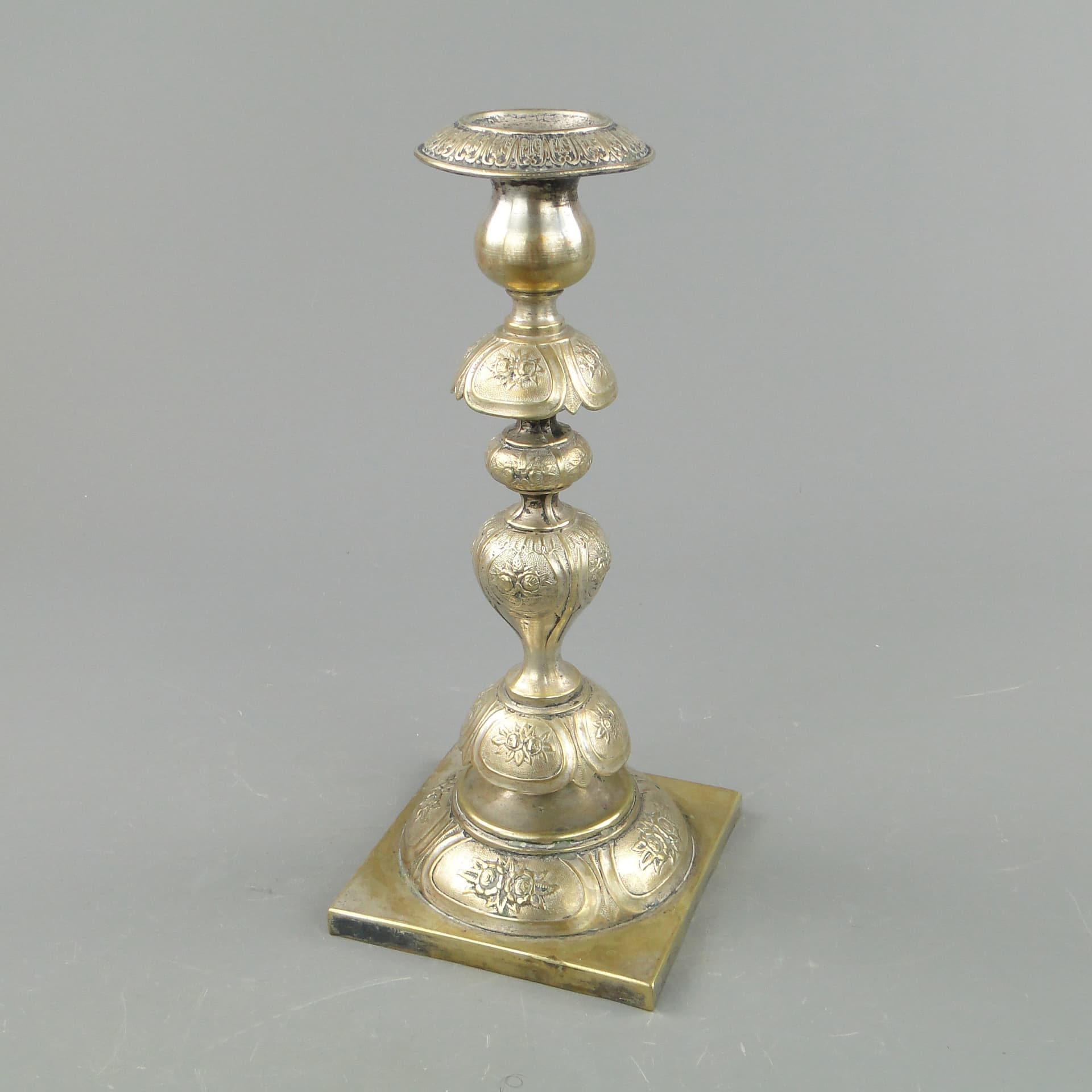 Table Candlestick, silver, brass, Fraget, Poland, 19th c. - 169032