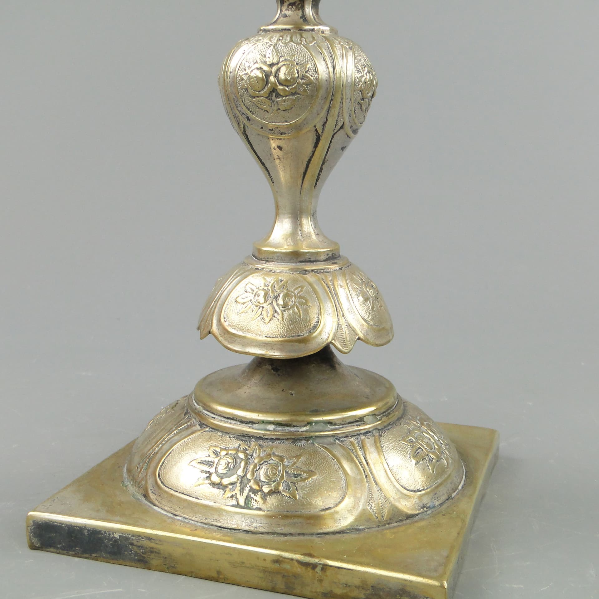 Table Candlestick, silver, brass, Fraget, Poland, 19th c. - 169033