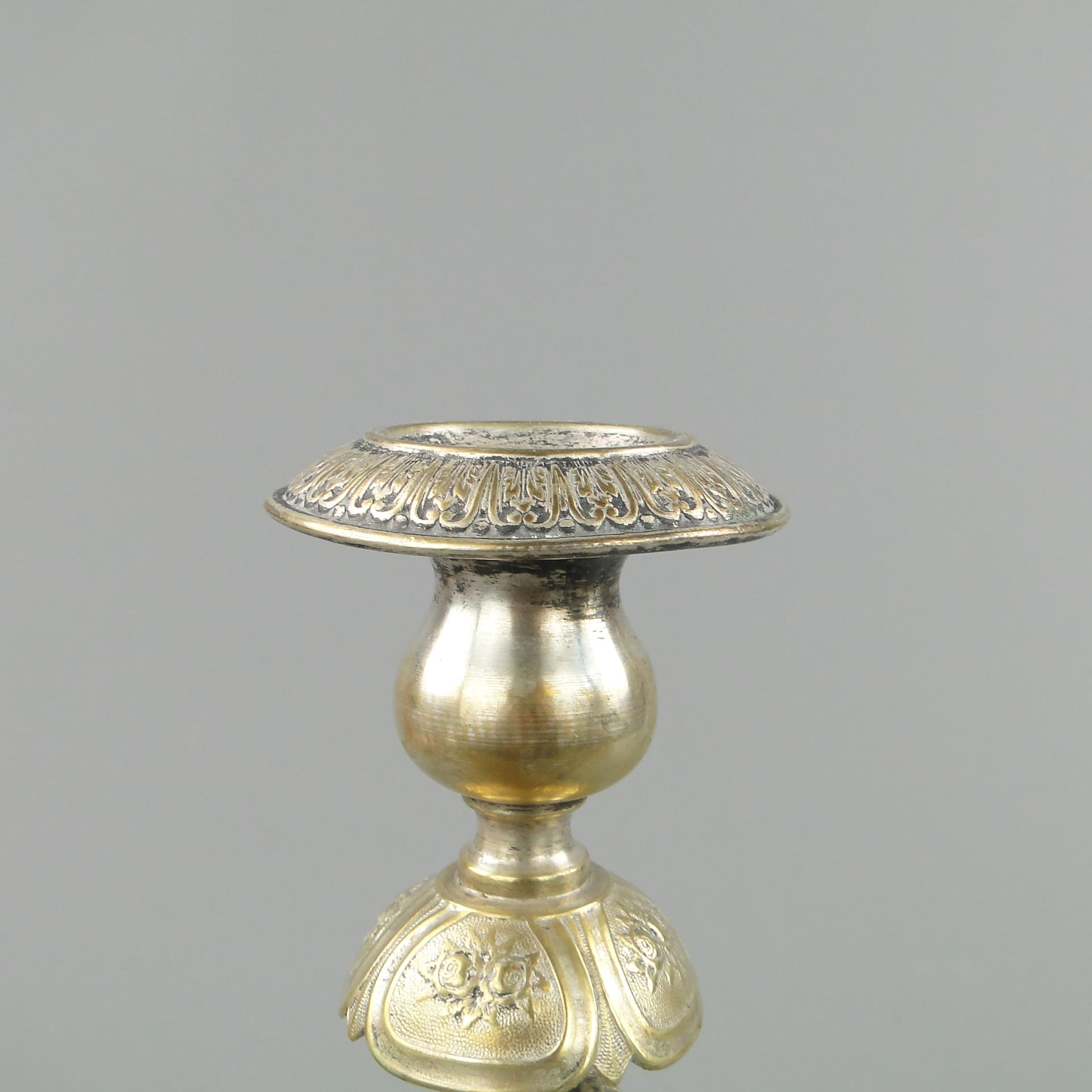 Table Candlestick, silver, brass, Fraget, Poland, 19th c. - 169036