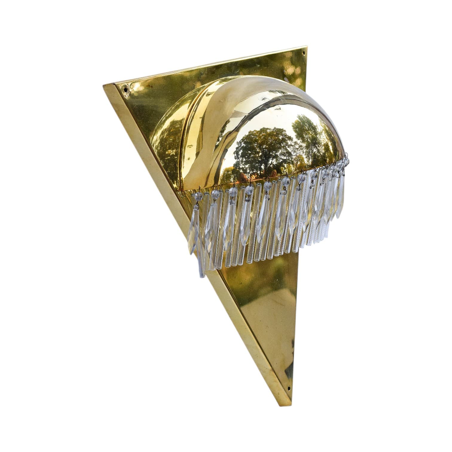 Para dużych kinkietów z kryształkami w stylu Art Deco - 169171