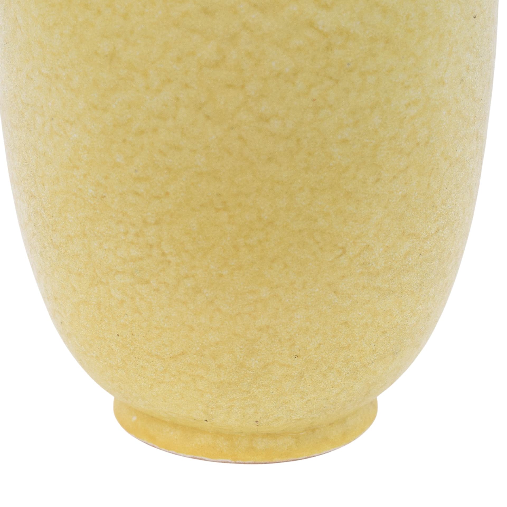 Żółty wazon ceramiczny, Dania, lata 70. XX w. - 169188