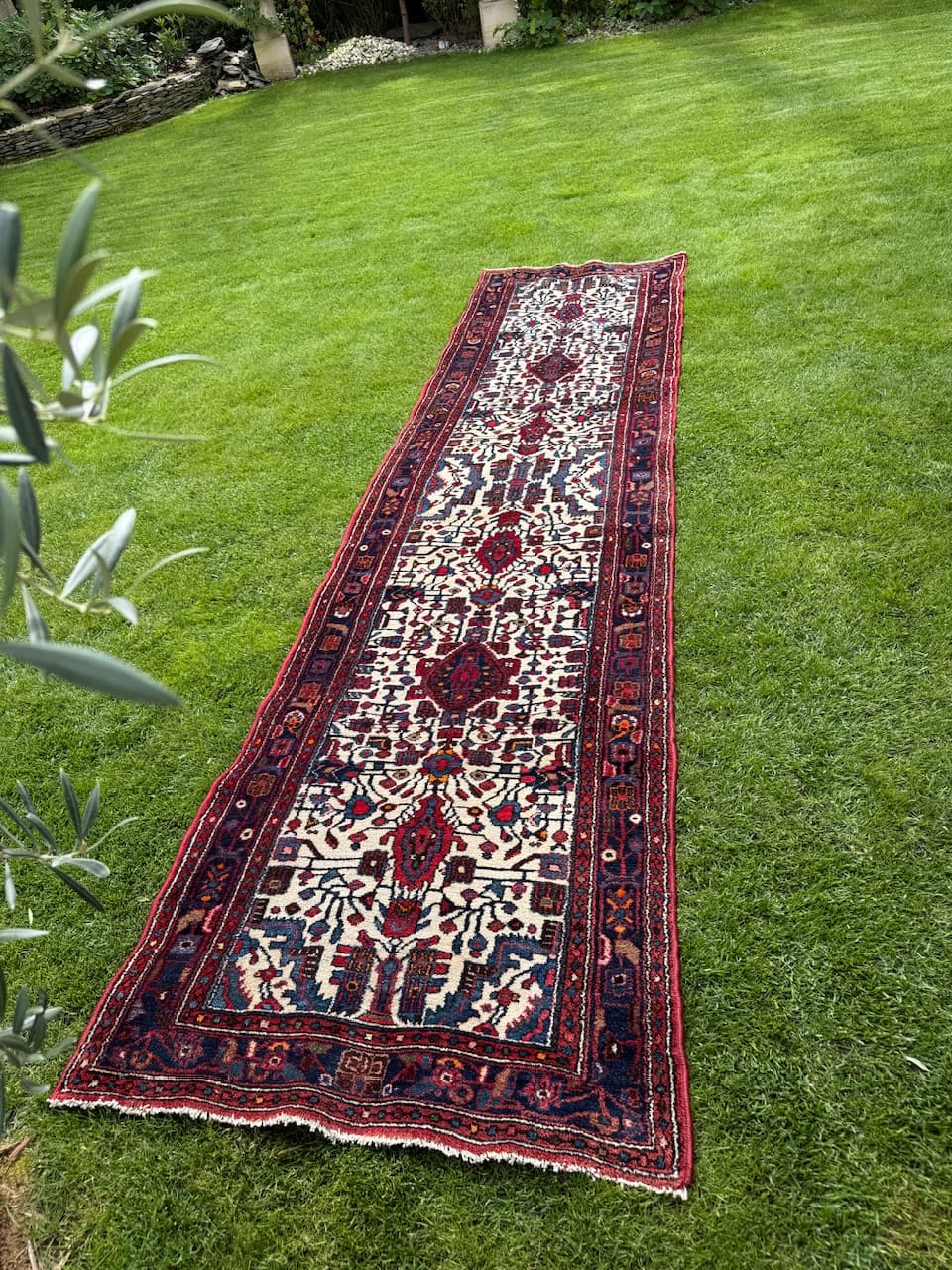 Runner Hamadan, multicolor wool, Iran - 169484