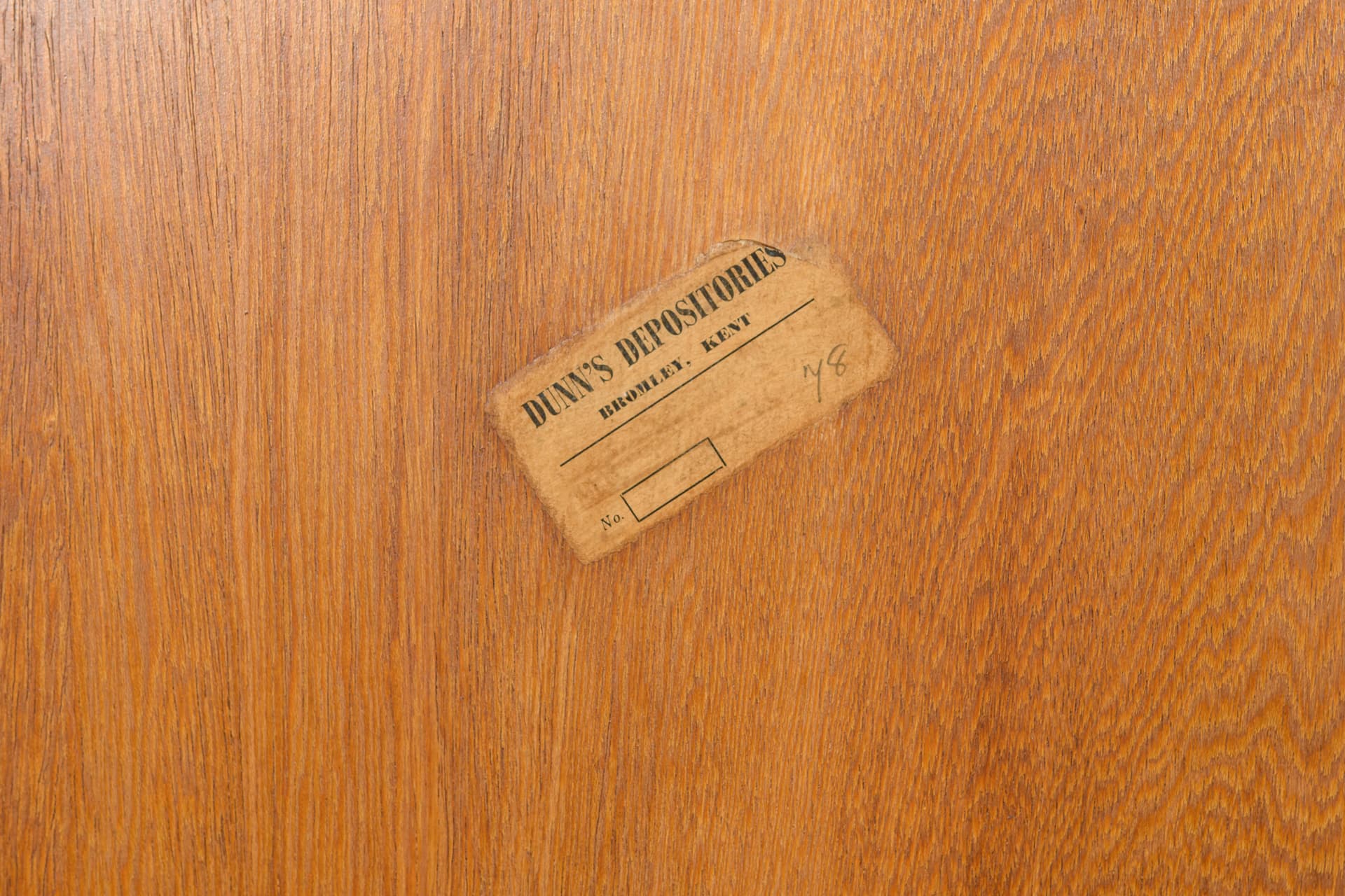 Szafa, tek brązowy, Wielka Brytania, lata 60. - 169565