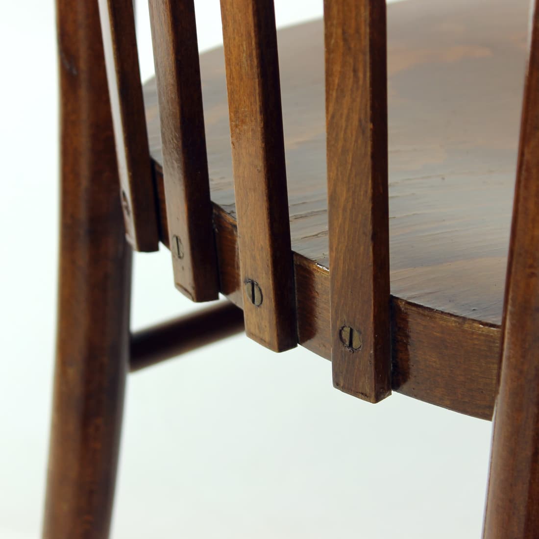 Bistro chair, dark brown oak, Tatra Nabytok, Czechoslovakia, 1960s. - 169571