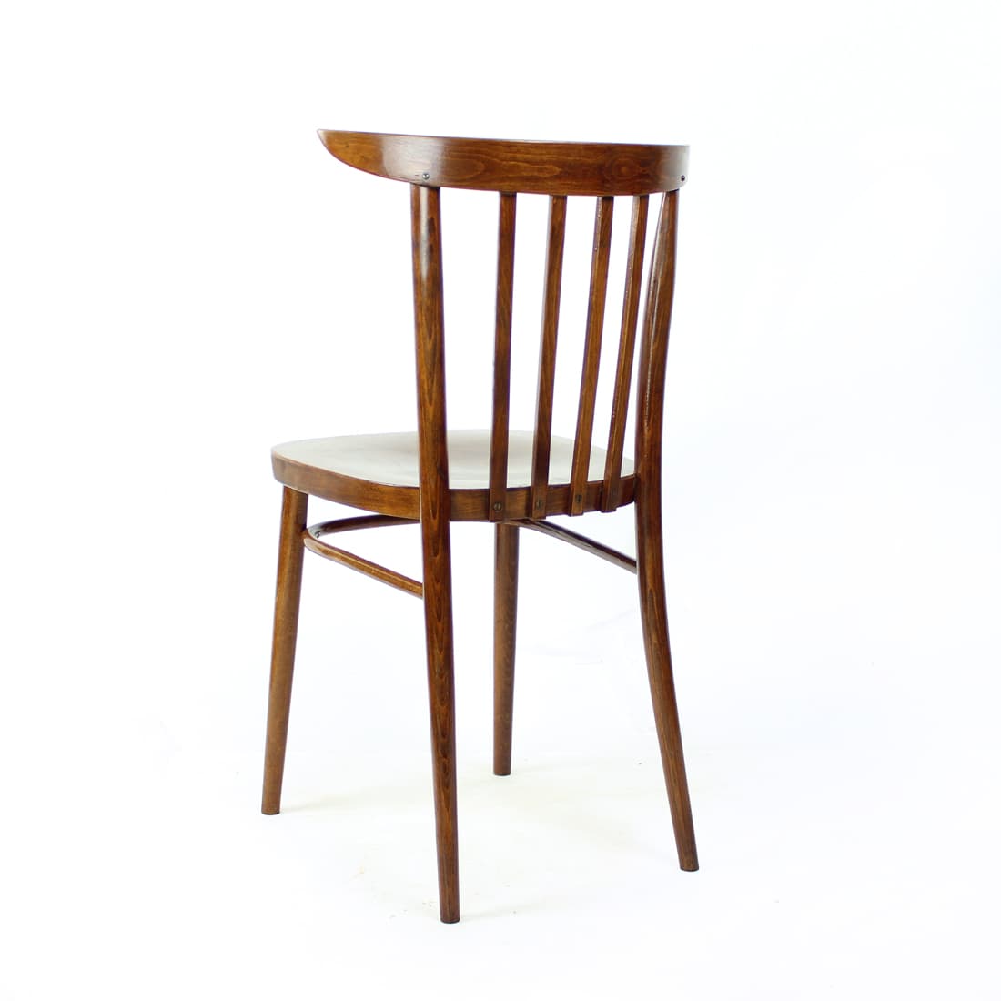 Bistro chair, dark brown oak, Tatra Nabytok, Czechoslovakia, 1960s. - 169579