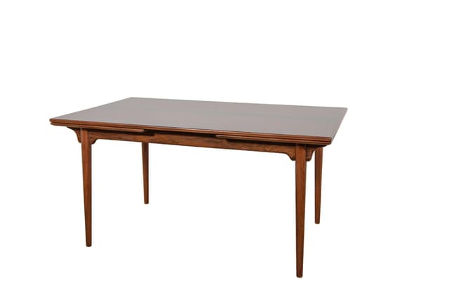 Dining Table Model 54, brown rosewood, by G. Omann, Omann Jun, Denmark, 1960s. - DIMENSION