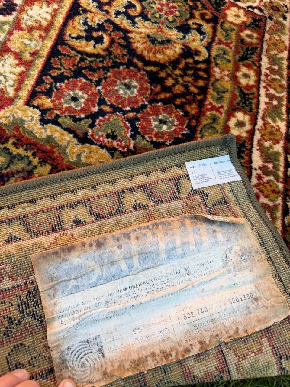 Dywan kaszmir perski, multikolor, wełna, Niemcy - 169924