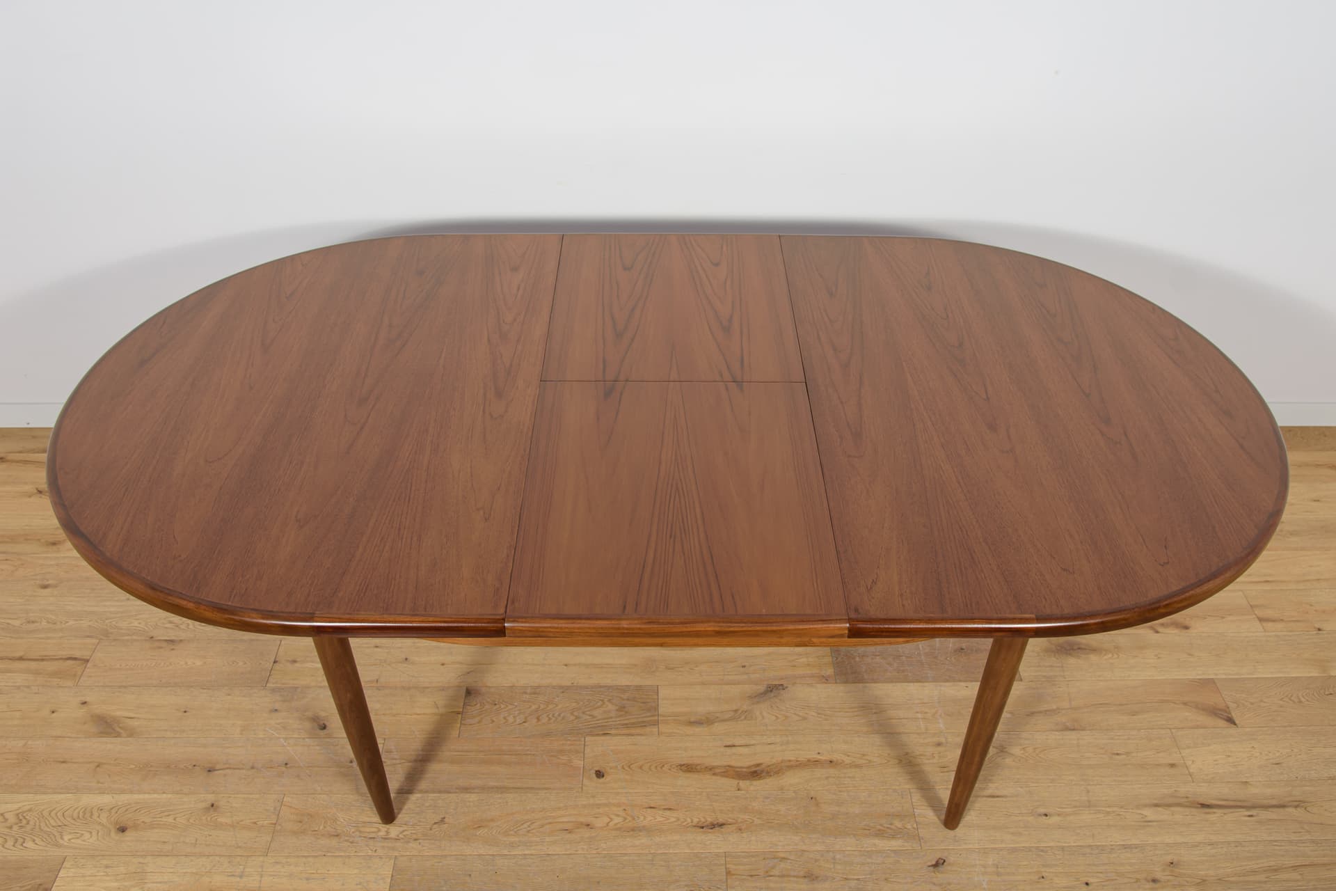 Stół owalny rozkładany, teak brązowy, G-Plan, Wielka Brytania, lata 60. - 170280