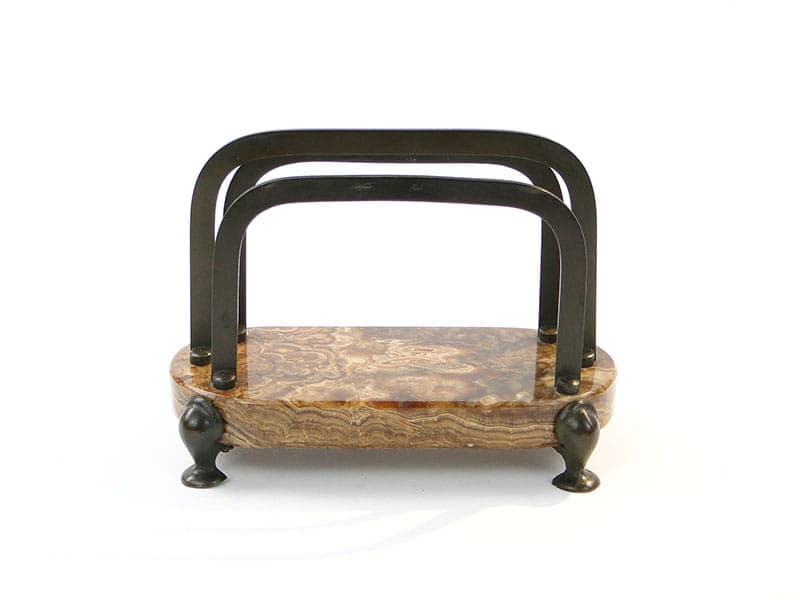 Listownik Art Deco, marmur i brąz 1920 - 170298