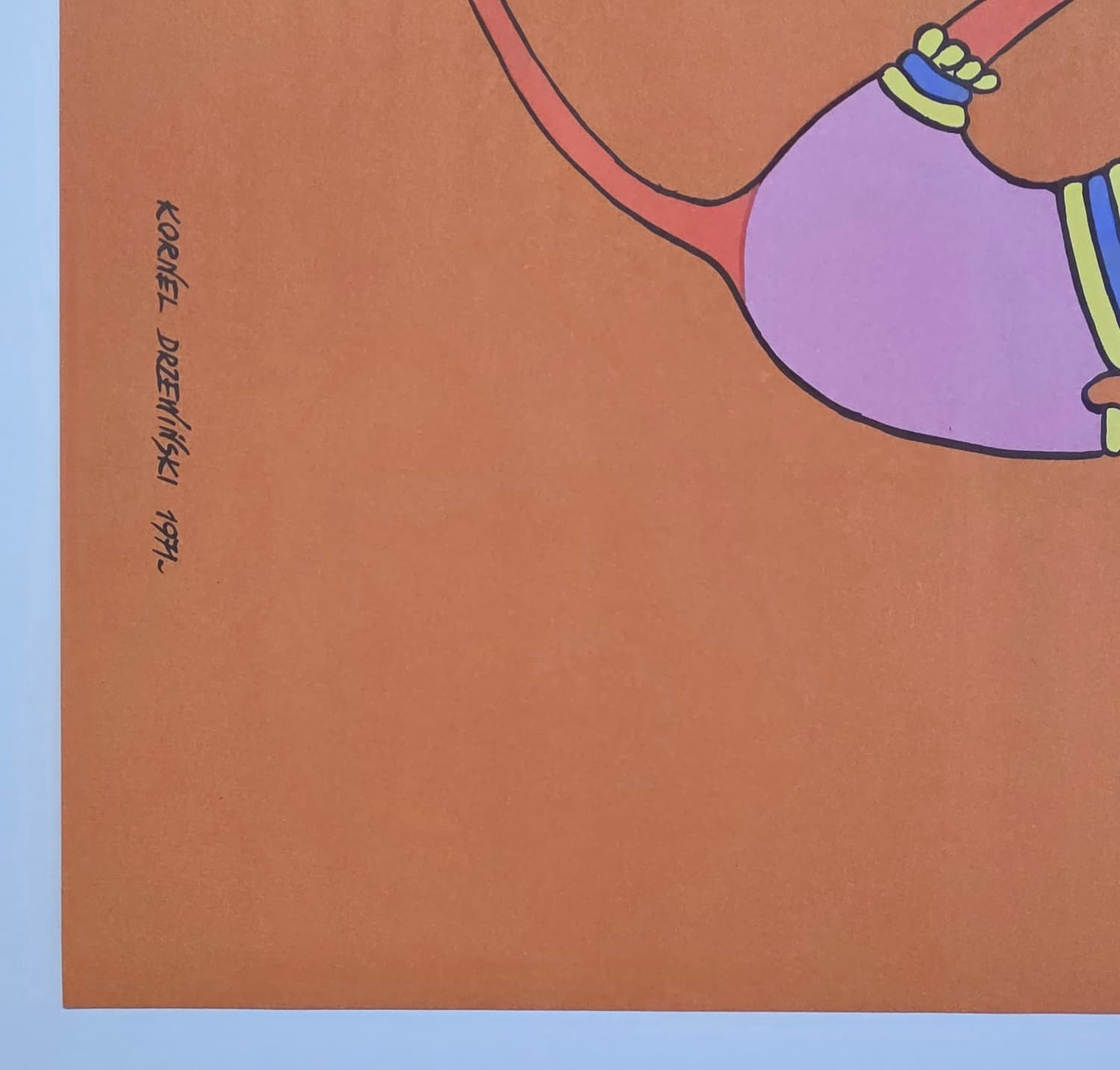 Cyrk lew i małpa (Oryginalny plakat cyrkowy), aut. K. Drzewiński, 1971 - 176549