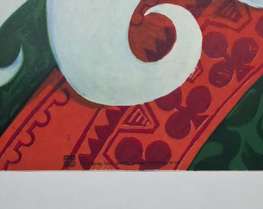 Cyrk lew w koronie (Oryginalny plakat cyrkowy), aut. H. Hilscher, 1975 - 173477