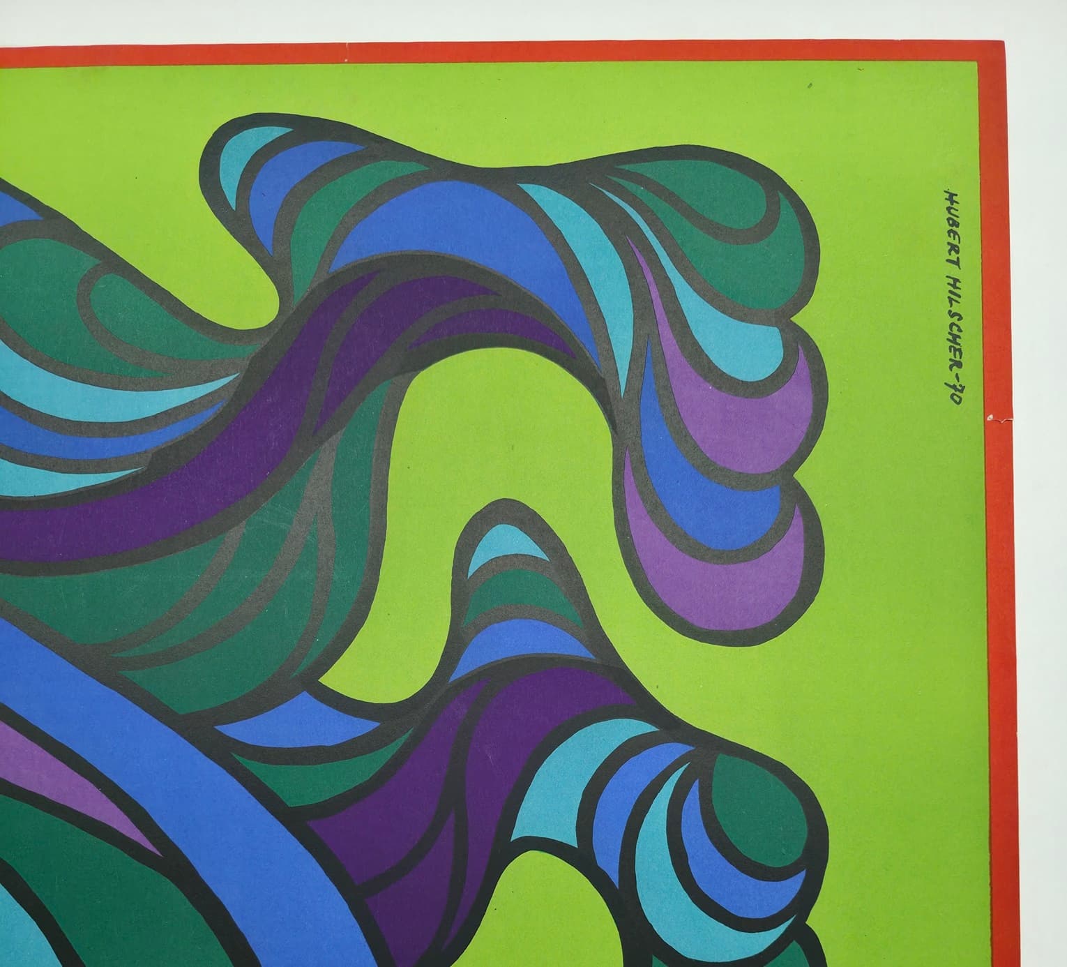 Cyrk lew stojący na łapach (Oryginalny plakat cyrkowy), aut. H. Hilscher, 1970 - 173499