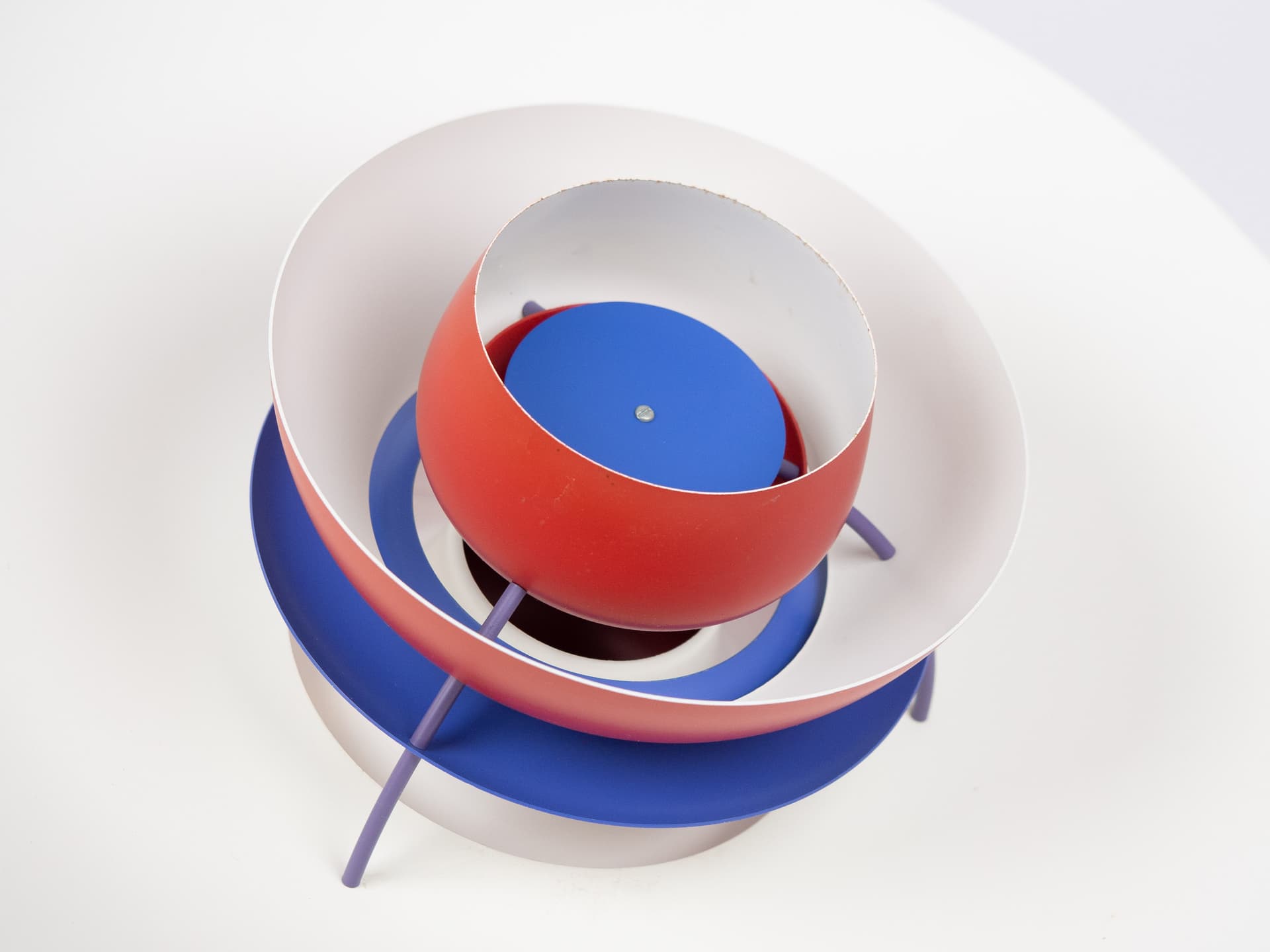 Lampa wisząca PH 5, pomarańczowy, metal, proj. P. Henningsen, Louis Poulsen, Dania, lata 90. - 170478