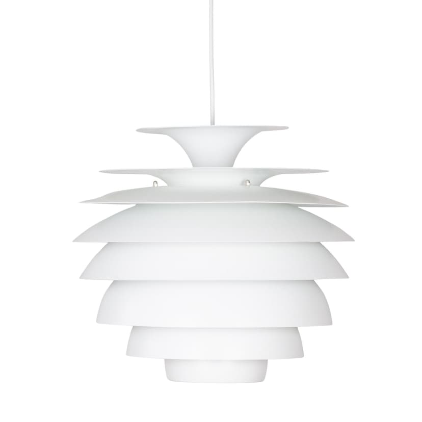 Copper Aluminum Pendant Lamp, by B. Nordsted for Lyskaer, Denmark, 1980s