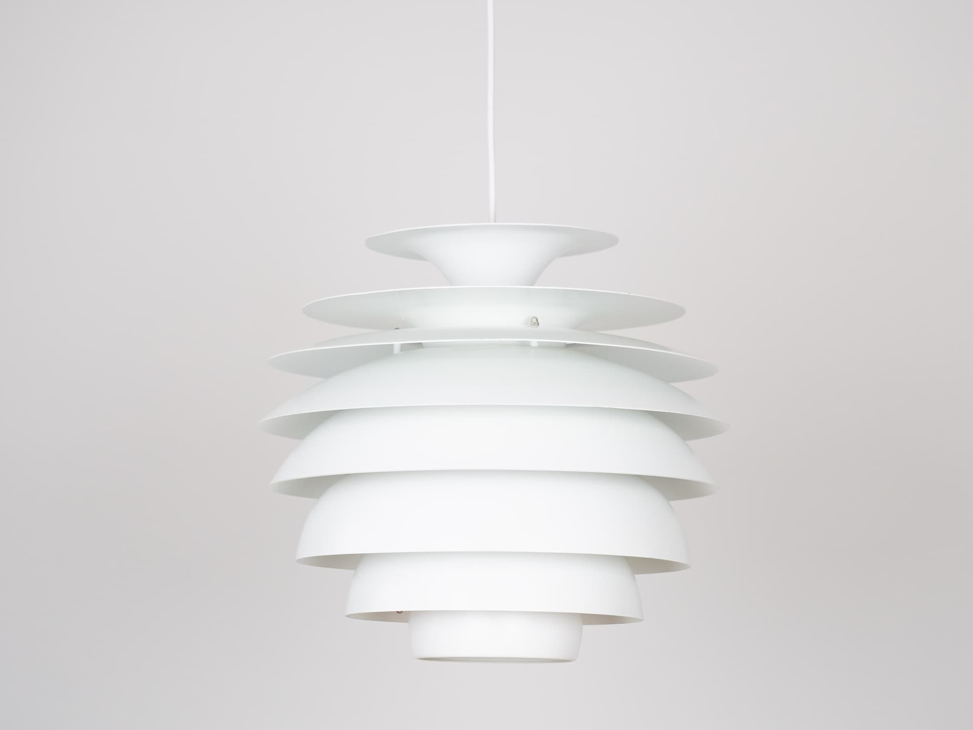 Copper Aluminum Pendant Lamp, by B. Nordsted for Lyskaer, Denmark, 1980s - 170499