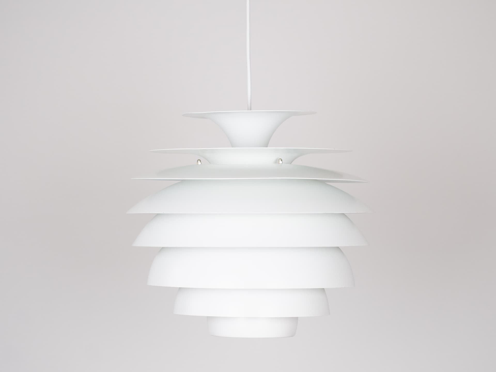 Copper Aluminum Pendant Lamp, by B. Nordsted for Lyskaer, Denmark, 1980s - 170496