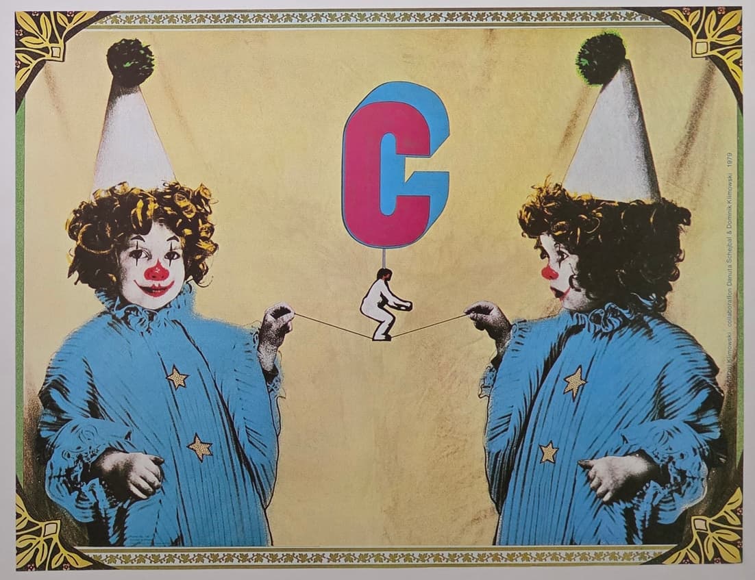 Cyrk (Oryginalny plakat cyrkowy), aut. A. Klimowski, 1979