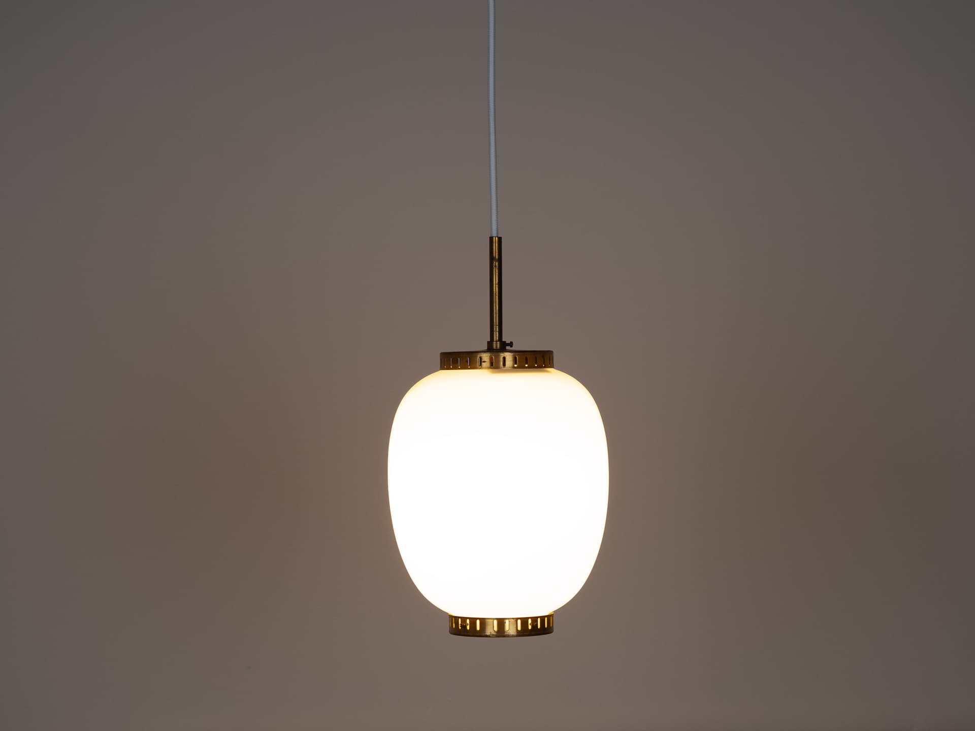Copper Aluminum Pendant Lamp, by B. Nordsted for Lyskaer, Denmark, 1980s - 170523