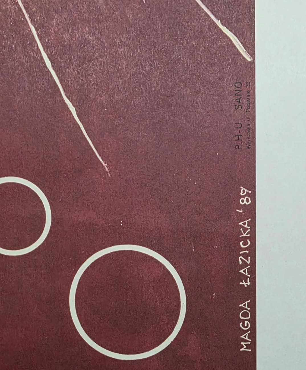 Cyrk (Oryginalny plakat cyrkowy), aut. M. Łazicka, 1989 - 173551