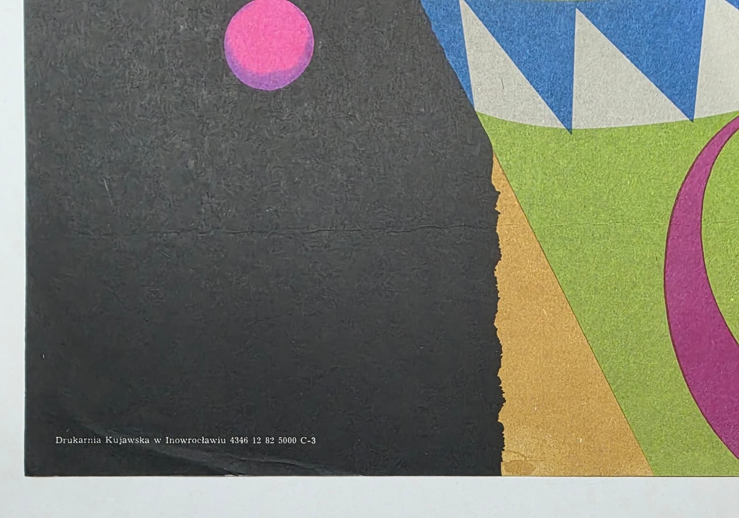 Cyrk miś z werblem (Oryginalny plakat cyrkowy), aut. G. Majewski, 1975 - 173557